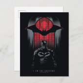 Het deelvenster Batman-venster Briefkaart (Voorkant / Achterkant)