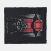 Het deelvenster Batman-venster Fleece Deken (Voorkant (Horizontaal))