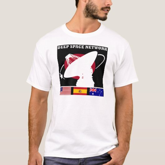 Het Deep Space Network van NASA T-shirt (Voorkant)