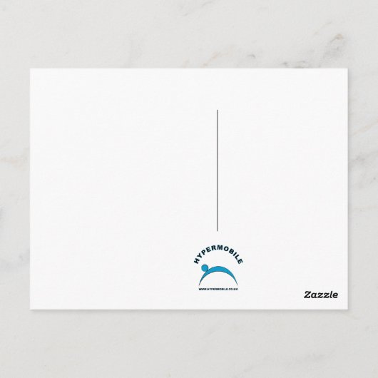 Het defecte EDS van het Collageen Briefkaart van (Achterkant)