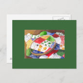 Het Dekbed van Kerstmis Feestdagenkaart (Voorkant / Achterkant)