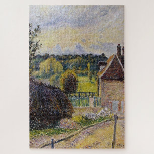 Het Delafolie-huis, Éragny, Zonsondergang (1885) d Legpuzzel