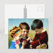 "Het delen van de jacht" Briefkaart (Voorkant / Achterkant)