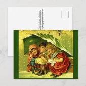 Het delen van Schuilplaats Briefkaart (Voorkant / Achterkant)