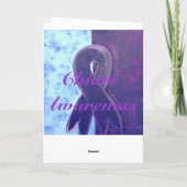 Het denken aan u beste vriend kaart (Achterkant)