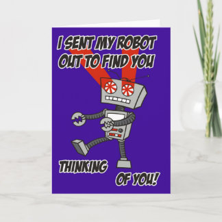 Het denken aan u de Kaart van de Robot