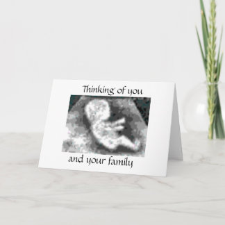 Het denken aan u, en uw familie kaart