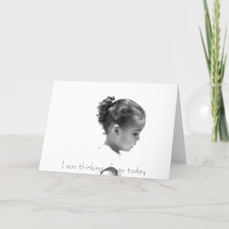 Het denken aan u Groet Kaart