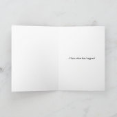 Het denken aan u… haat ik wanneer dat gebeurt! kaart (Binnen)
