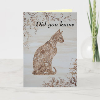 Het denken aan u kaart