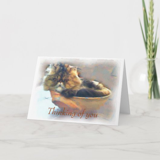 Het denken aan u kaart (Voorkant)