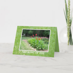 HET DENKEN AAN U KAART