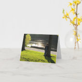 Het denken aan u…. kaart (Gele Bloem)