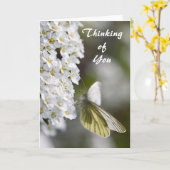 Het denken aan u Kaart (Gele Bloem)