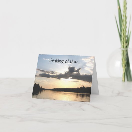 Het denken aan u… kaart (Voorkant)