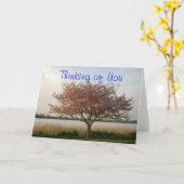 Het denken aan u Kaart (Gele Bloem)