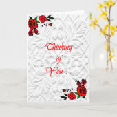 HET DENKEN AAN U KAART (Gele Bloem)