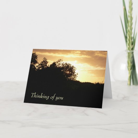 Het denken aan u Kaart (Voorkant)