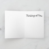 Het denken aan u kaart (Binnen)