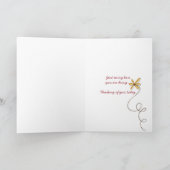 Het denken aan u Kat Kaart (Binnen)