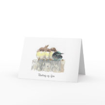 Het denken aan u - Vier kleine vogels, 1 komt