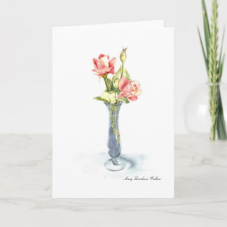 Het denken aan u waterverf door Mary Dunham Kaart