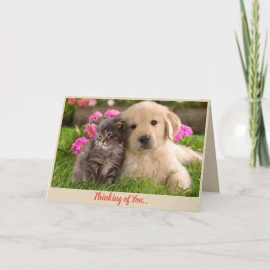 Het denken aan u wordt goed kaart (Voorkant)