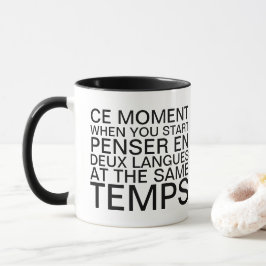 Het denken in het Frans en Engels Grammar Typograf Mok