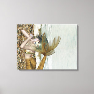 Het denken van U Verpletterd Canvas Afdruk