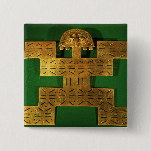 Het departementale versieringsprogramma van de reg vierkante button 5,1 cm