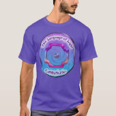 Het derde Eye Chakra symbool van communicatie T-shirt (Voorkant)