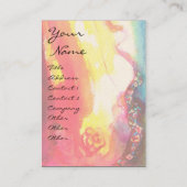 Het derde masker van de Venetiaanse maskerade Visitekaartje (Voorkant)