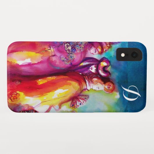 HET DERDE MASKMASKWEEKMONogram VAN DE Venetiaanse  Case-Mate iPhone Case (Achterkant (horizontaal))