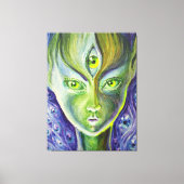 Het derde oog canvas afdruk (Voorkant)