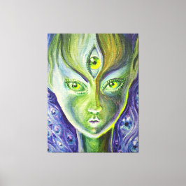 Het derde oog canvas afdruk