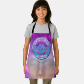 Het derde oog chakra - symbool van de communitatie schort (Insitu)