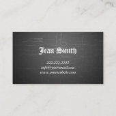 Het derde Visitekaartje voor het aflezen van ogen (Achterkant)