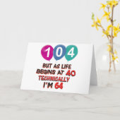 het design van de het 104ste jaarverjaardag kaart (Gele Bloem)