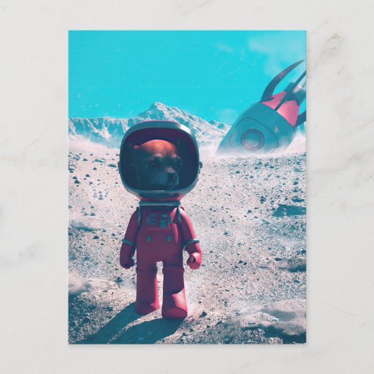 Het desolate Briefkaart van het Planet onderzoeken (Voorkant)