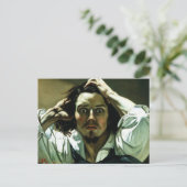 Het desperate Man van Gustave Corbet Briefkaart (Staand voorkant)
