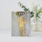 Het detail van de Beethoven Frieze in Knight Briefkaart (Staand voorkant)