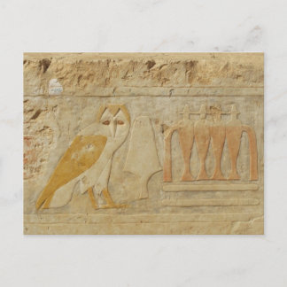 Het Detail van de Hiëroglief van de uil, Briefkaart