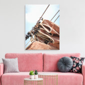 Het Detail van het zeil Canvas Afdruk (Insitu (Woonkamer))