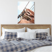 Het Detail van het zeil Canvas Afdruk (Insitu (Slaapkamer))