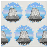 Het Devil's Tower National Monument Stof (Swatch)