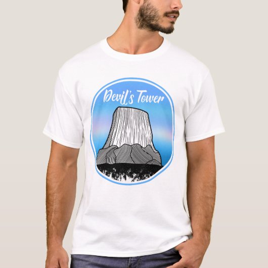 Het Devil's Tower National Monument T-shirt (Voorkant)