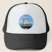 Het Devil's Tower National Monument Trucker Pet (Voorkant)