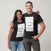 Het diagram van het Venn van het Pie- Schema Bleke T-shirt (Unisex)