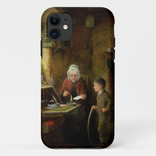 Het dichten van een Brief, 1890 (olie op paneel) iPhone 11 Hoesje