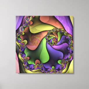 Het dichtstbijzijnde Verplette Canvas Afdruk